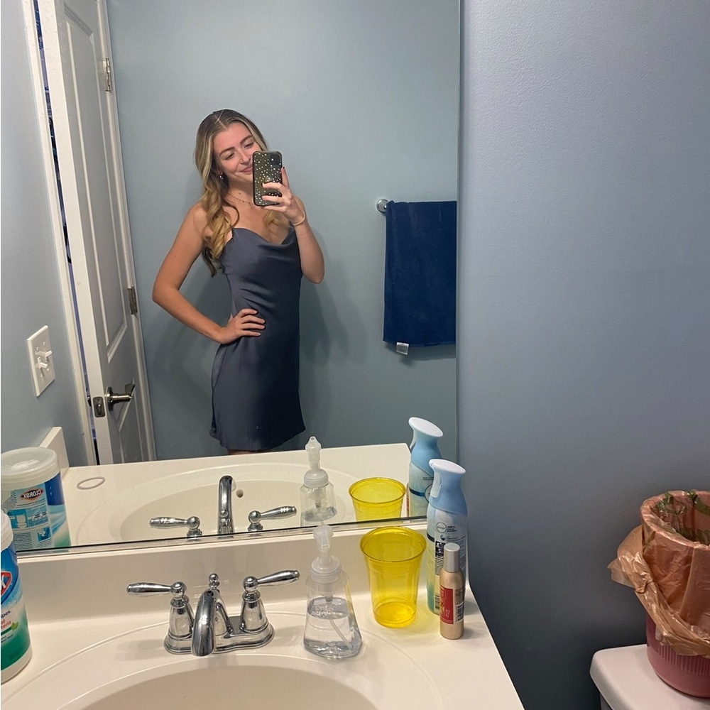 Abercrombie Navy Slip Dress